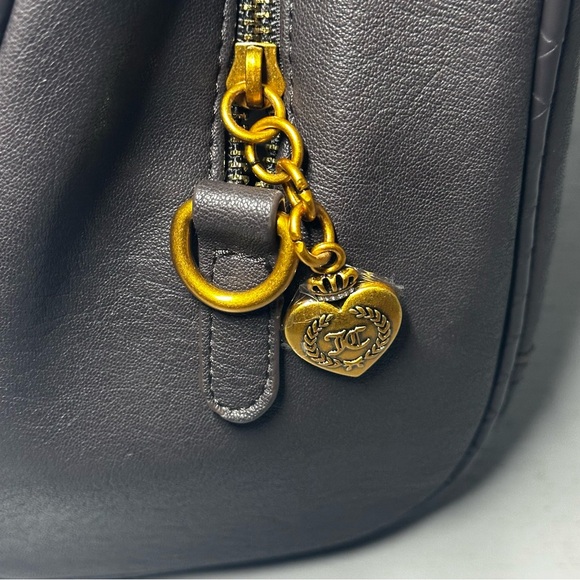 Juicy Couture Romance Satchel Crossbody in Brown and Pink NWT - Picture 9 of 14